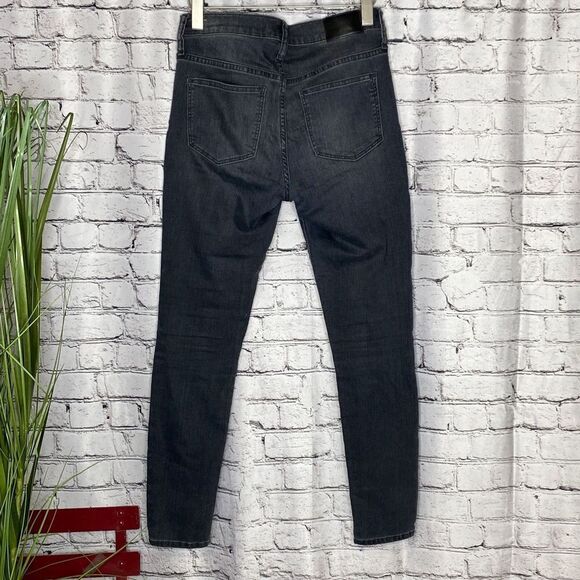 Madewell 9" Mid-Rise Skinny Jeans Stretchy Gray 27 - Picture 8 of 12